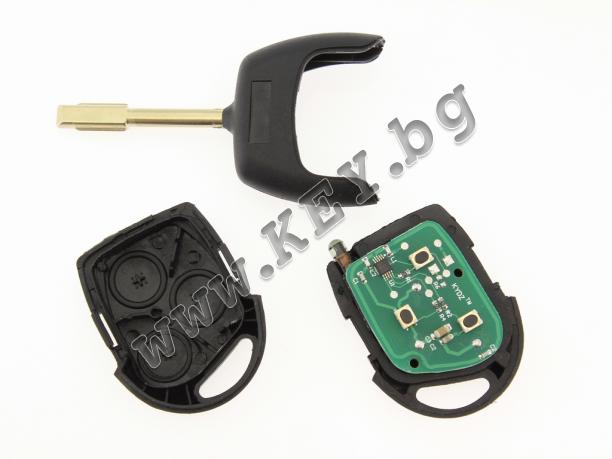 Ключ с електроника за Форд Мондео с три бутона, чип 4D60 KEY